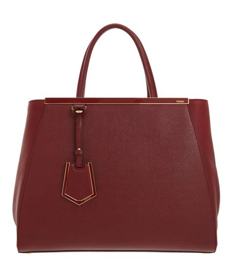 fendi 2jours red bag|Fendi bag price list.